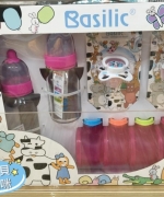 貝喜力克嬰兒禮盒-晶鑽玻璃奶瓶組 (D261)