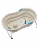 【台灣製造】折疊式伸縮浴盆/嬰幼兒專用摺疊浴盆
